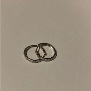 STERLING SILVER 925 Hoop Earrings